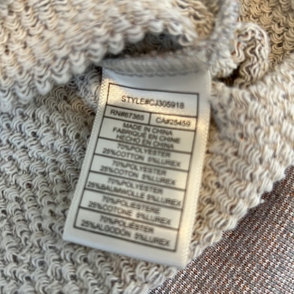 Cupcakes & Cashmere Pink Shimmer Short Sleeve Sweatshirt Sz XS - Picture 6 of 7